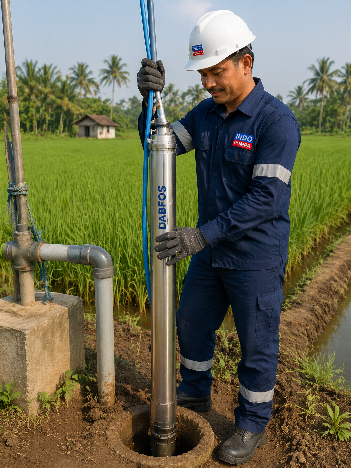 Pelanggan puas rating 5 bintang INDO POMPA